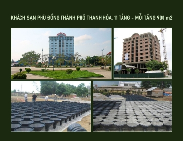 KHÁCH SẠN PHÙ ĐỔNG THÀNH PHỐ THANH HÓA, 11 TẦN - MỖI TẦNG 900 m2